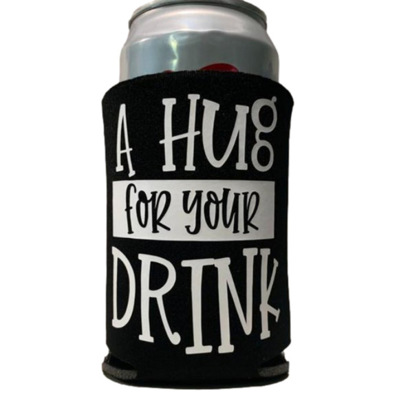 🔥🔥SALE🔥🔥"A HUG FOR YOUR DRINK"  Fun Beer/Soda Koozie NEW - Picture 1 of 1